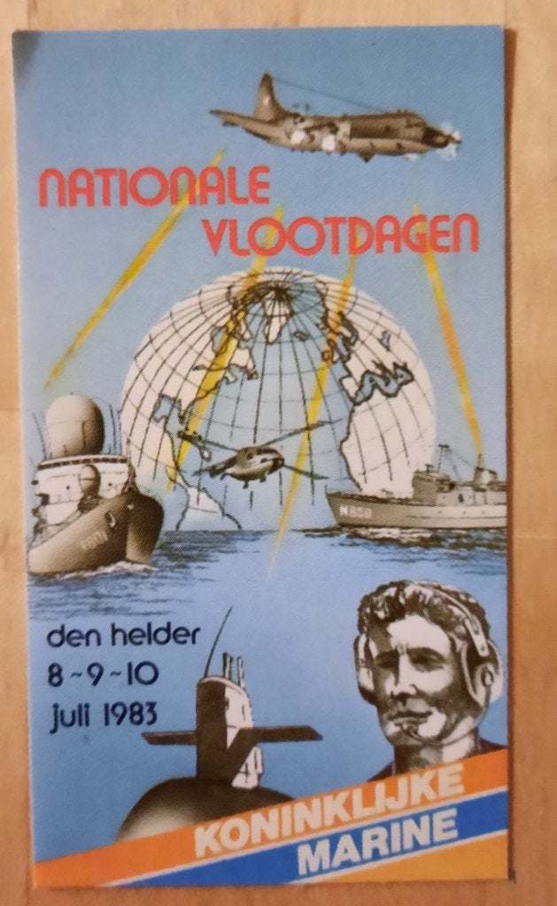 NATIONALE VLOOTDAGEN - 1983 - STICKER, Ophalen of Verzenden, Zo goed als nieuw, Bedrijf of Vereniging
