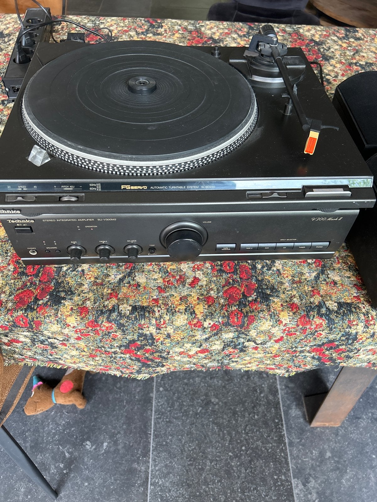 Technics Platenspeler SL-BD22D met SU-V303M2 Versterker, Automatisch, Ophalen of Verzenden, Platenspeler, Niet werkend