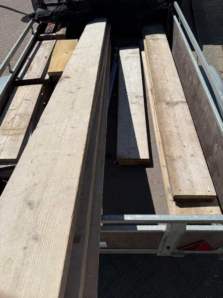 Steiger hout, Doe-het-zelf en Verbouw, Hout en Planken, Ophalen, 25 tot 50 mm, Plank, Steigerhout