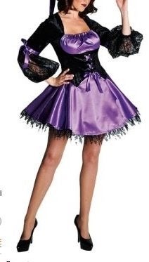 Leuke paars/zwarte HEKS/WITCH/HEKSEN jurk (kort-model), Kleding | Dames, Maat 42/44 (L), Nieuw, Ophalen of Verzenden, Halloween