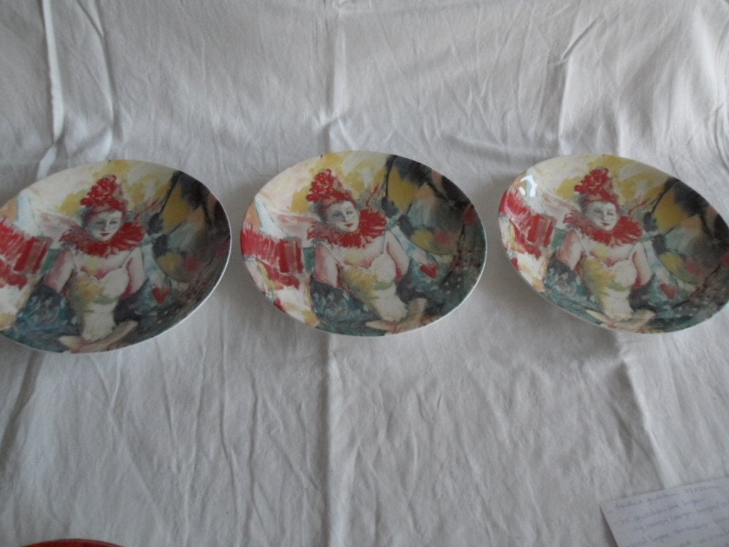 3 stuks bord Kunst op Tafel Tango Amore Annemarie de Groot, Antiek en Kunst, Ophalen of Verzenden