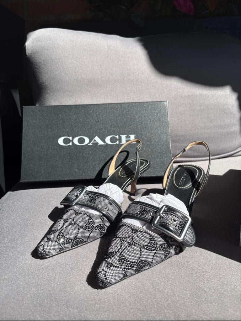 Coach hakjes maat 38 - Zo goed als nieuw, Kleding | Dames, Schoenen, Zo goed als nieuw, Pumps, Zwart, Ophalen of Verzenden