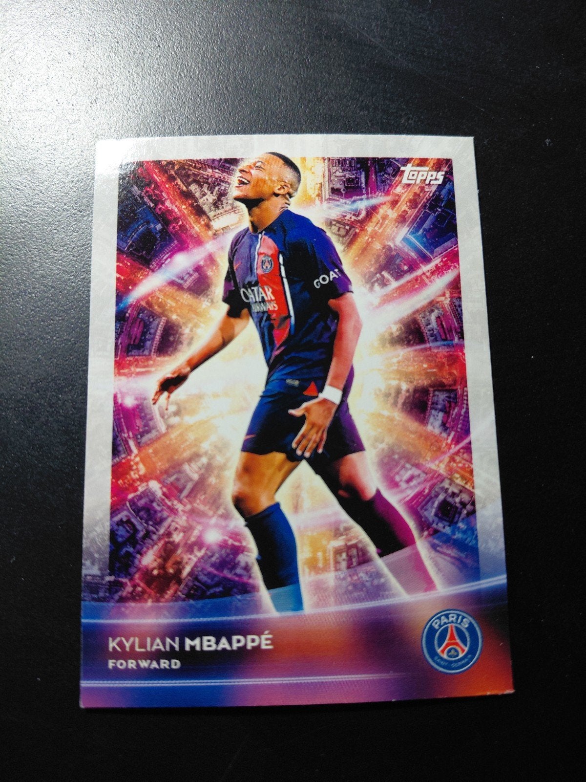 Kylian mbappe (psg) insert topps team set 2022/23, Verzenden, Nieuw, Buitenlandse clubs, Spelerskaart