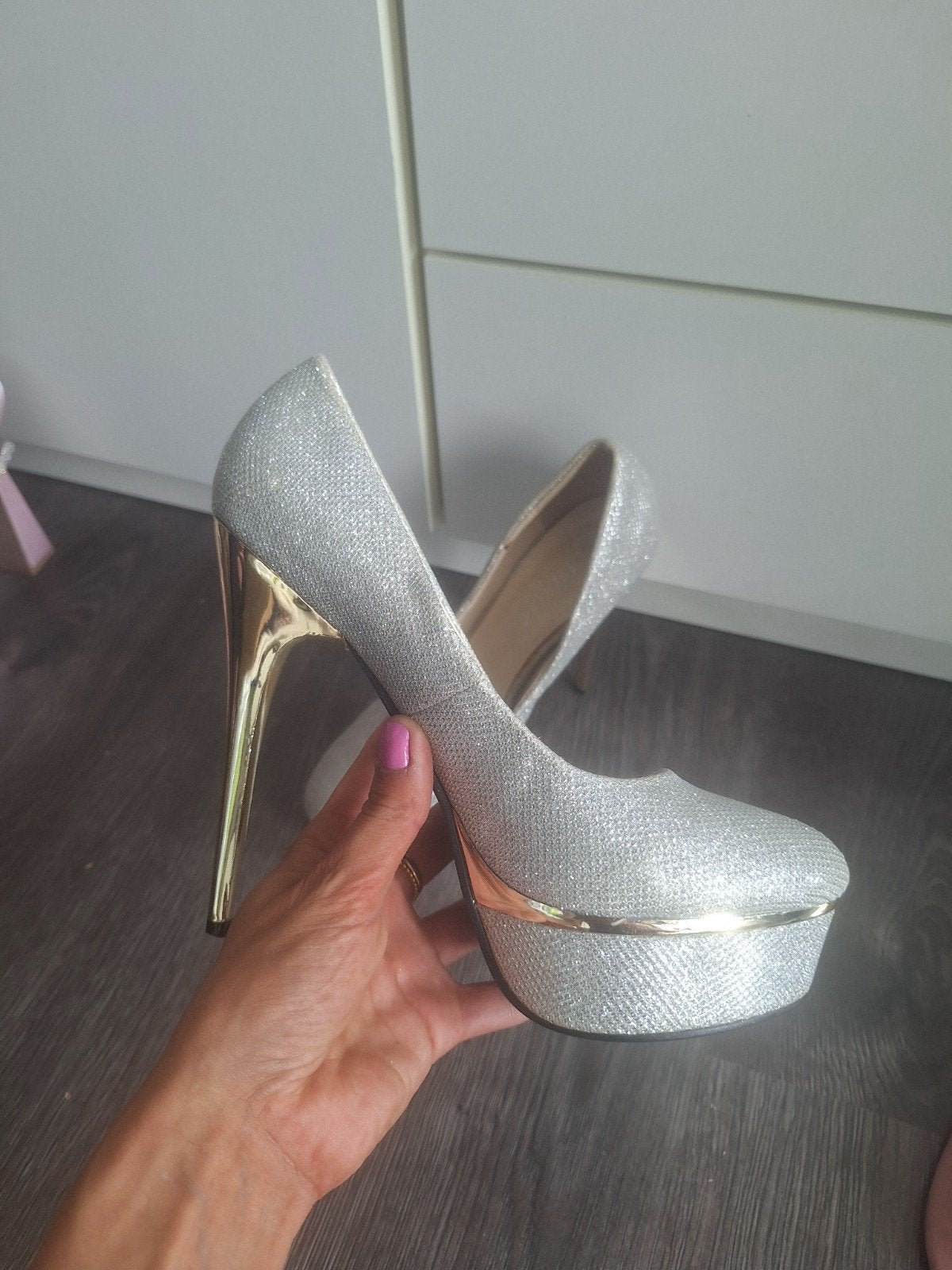 hele hoge hakken/pump, Pumps, Overige kleuren, Ophalen of Verzenden, Zo goed als nieuw