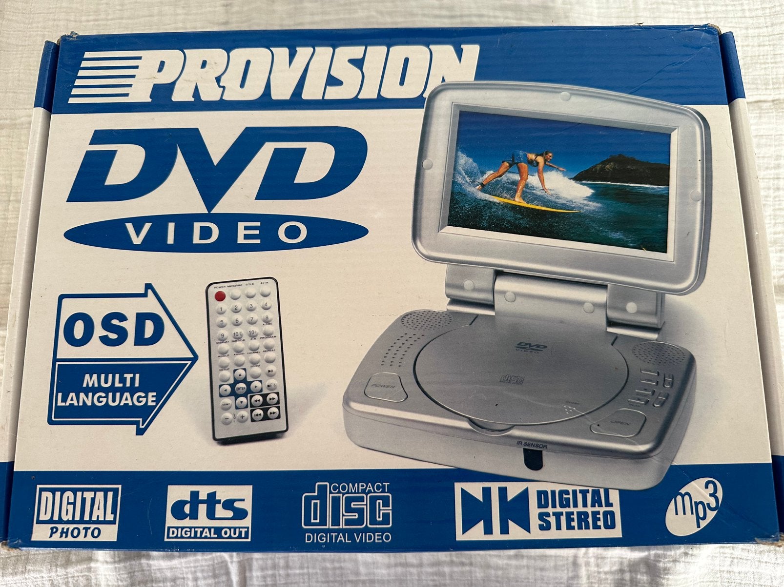 Draagbare dvd speler van Provision compleet, Ophalen of Verzenden, Zo goed als nieuw, Overige merken