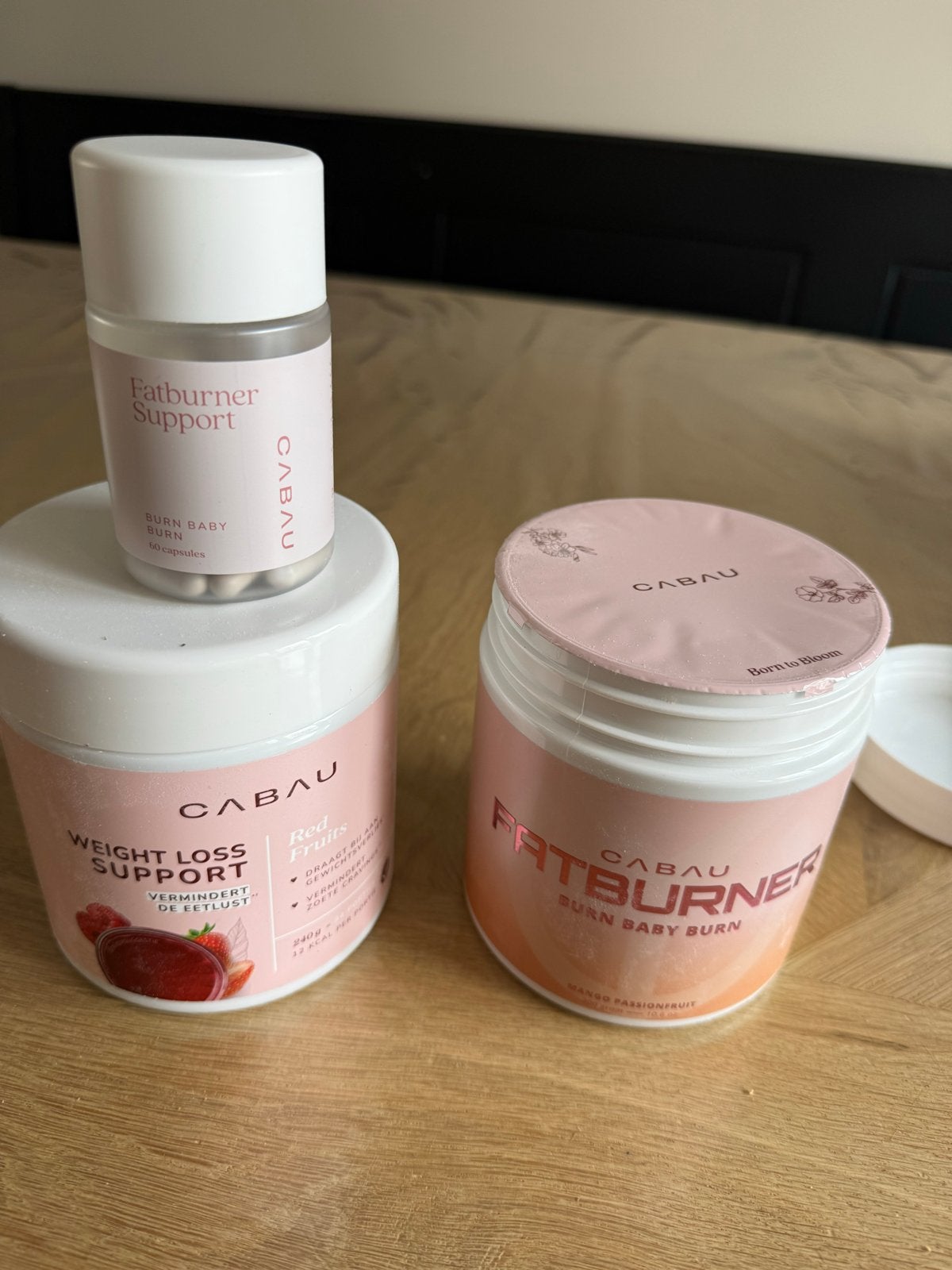 Cabau Fatburner en Weight Loss Support Pakket, Sport en Fitness, Gezondheidsproducten en Wellness, Nieuw, Poeder of Drank, Ophalen of Verzenden