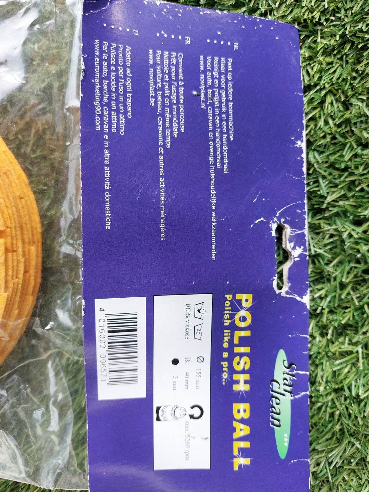 Star Clean Polish Ball - Poetsbal voor boormachine, Ophalen, Nieuw