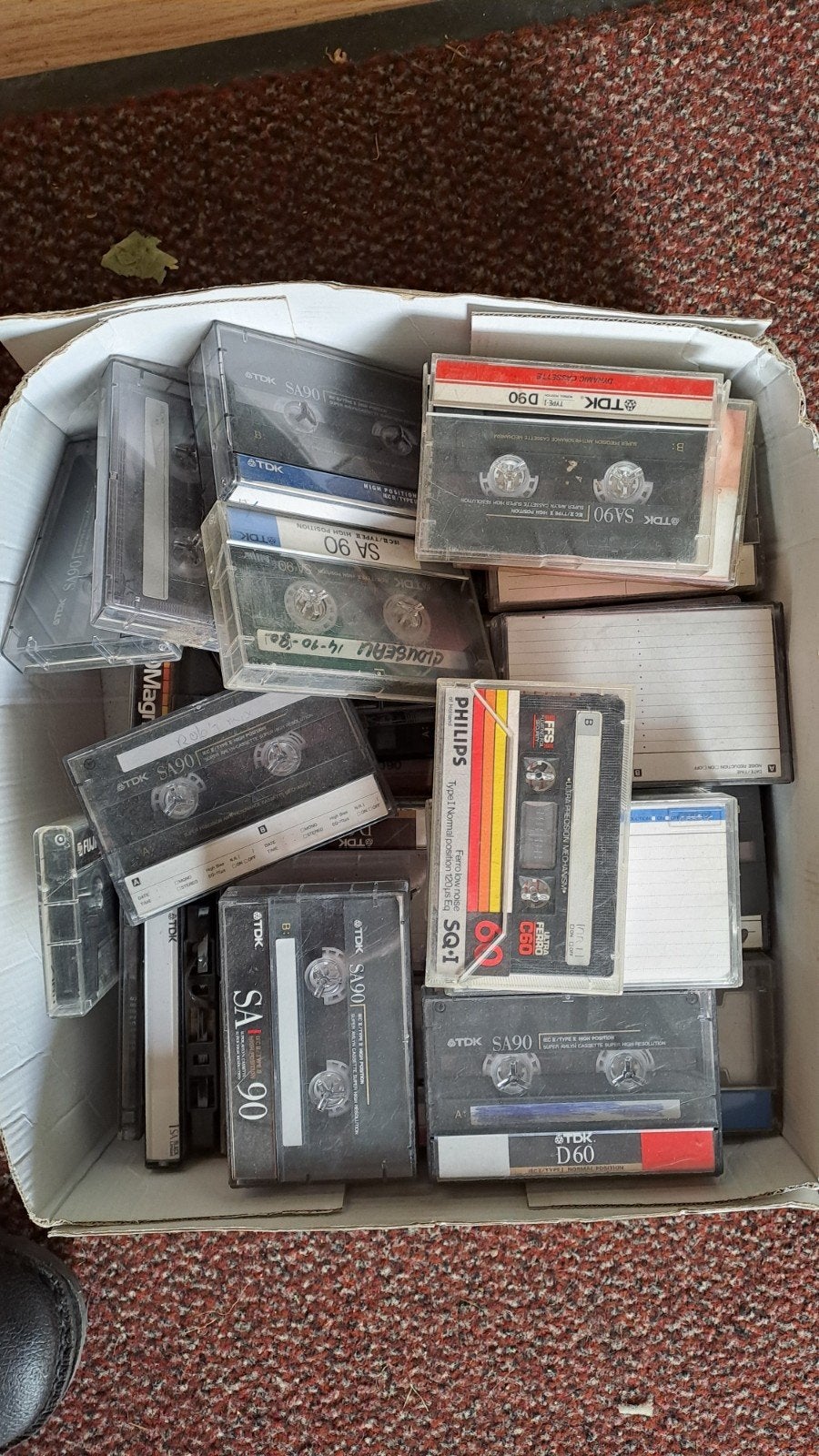 Grote partij muziekcassettes - Diverse merken en types, Cd's en Dvd's, Ophalen