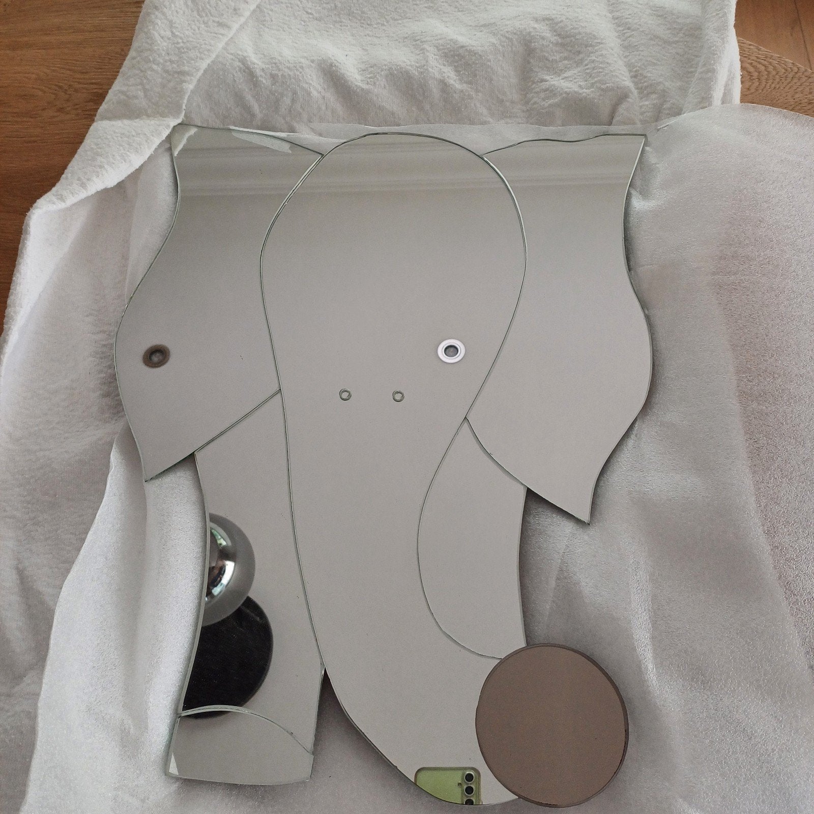 Leuke olifant spiegel voor de kinderkamer of de verzamelaar, Ophalen