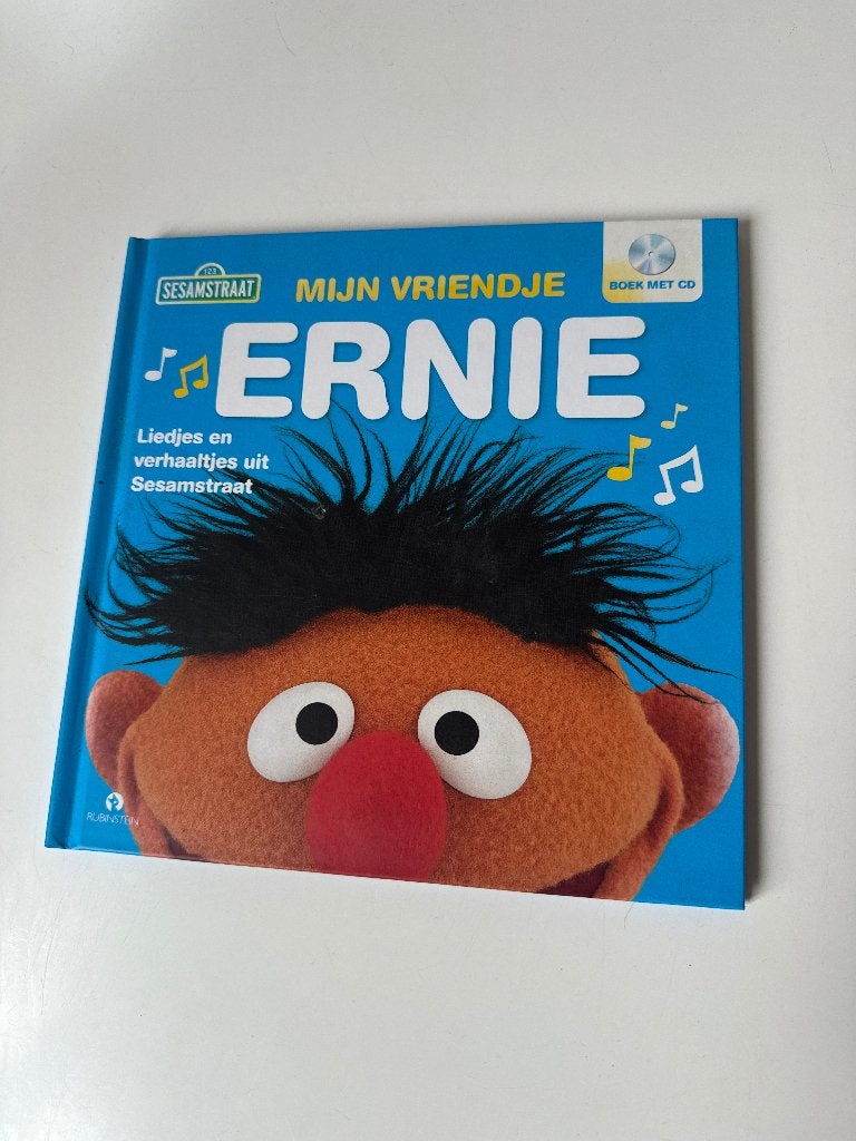 Kindererboek Ernie met cd, Ophalen of Verzenden, Zo goed als nieuw, Fictie algemeen
