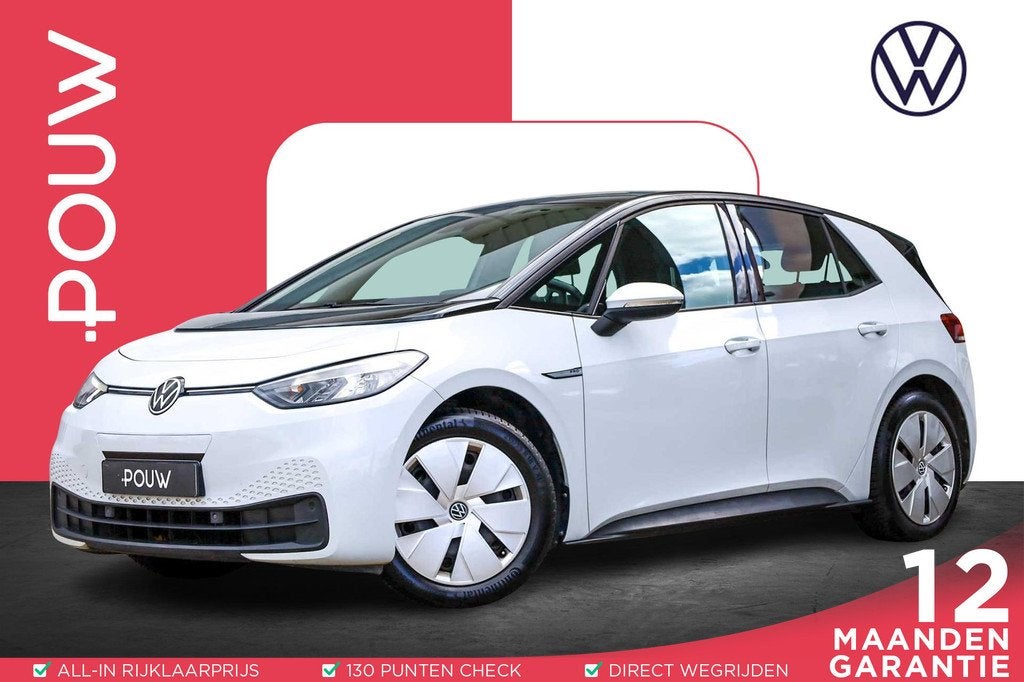 Volkswagen ID.3 145pk Pro 58 kWh | Parkeersensoren | Stoelve, Auto's, Volkswagen, Automaat, Gebruikt, 1712 kg, 375 min