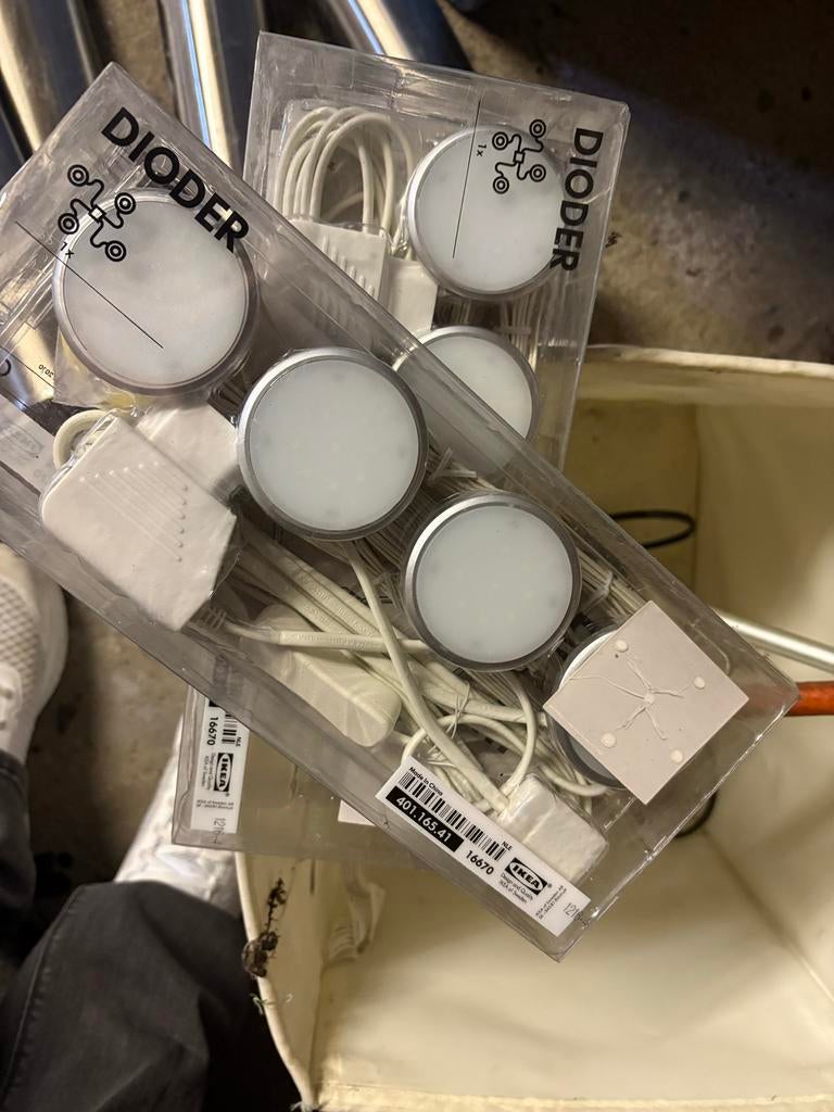 IKEA DIODER LED-spotjes set - Nieuw in verpakking, Ophalen, Nieuw
