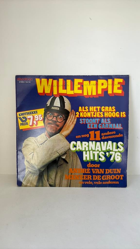 Willempie carnavals hits 1976 LP, Ophalen of Verzenden, Gebruikt, 12 inch, Levenslied of Smartlap