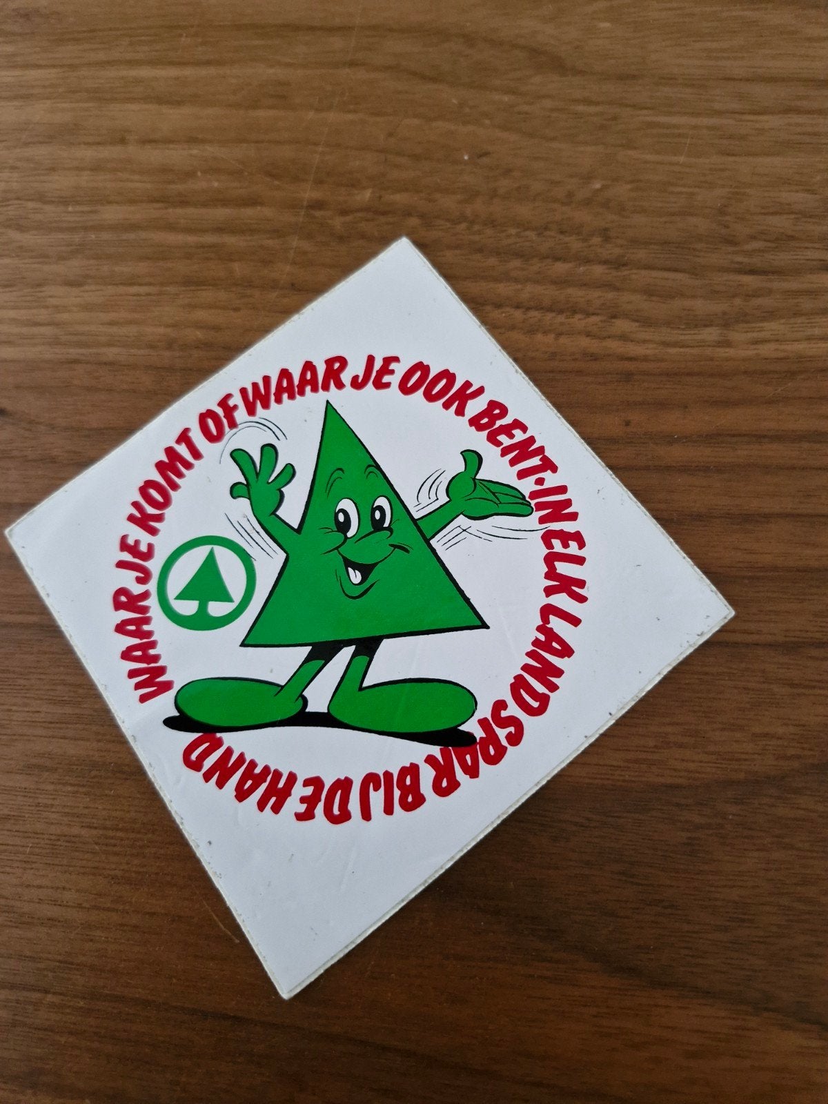 12024 Vintage Spar Supermarkt Sticker - Waar je ook bent, Ophalen of Verzenden, Zo goed als nieuw, Winkel of Supermarkt