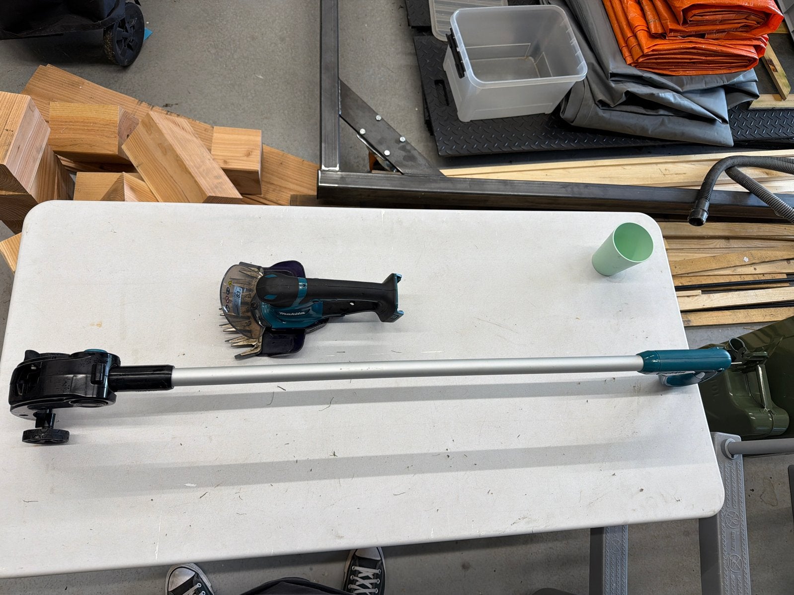 Makita Verlengstuk Grastrimmer - Voor Moeiteloos Trimmen, Tuin en Terras, Grastrimmers, Ophalen, Gebruikt, Accu