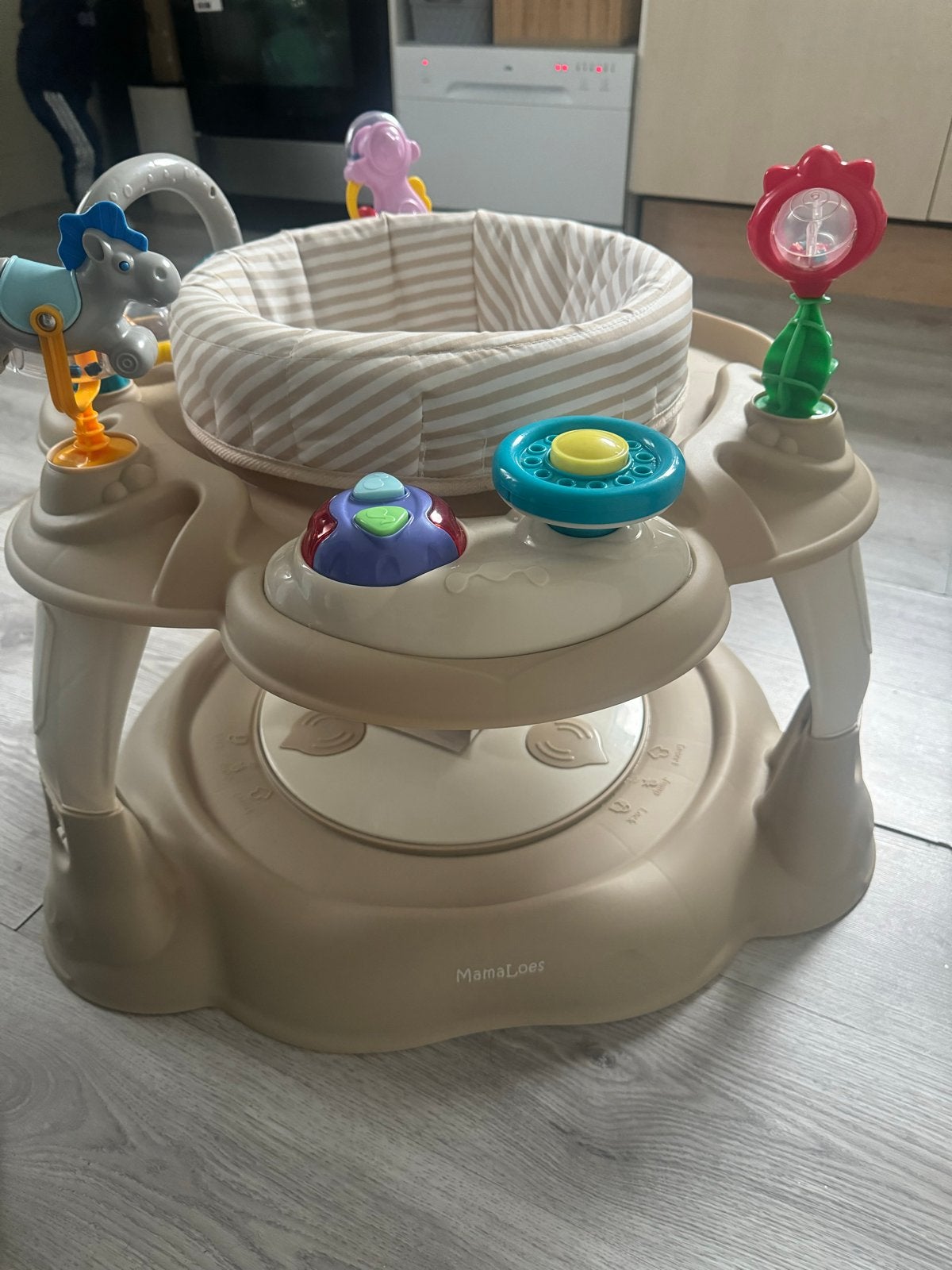 MamaLoes Jolly Beige Activity Center, Kinderen en Baby's, Ophalen of Verzenden, Zo goed als nieuw