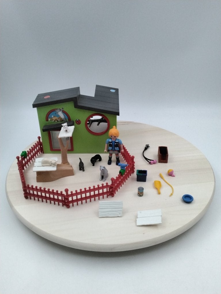 Playmobil 9276 Kattenverblijf, Gebruikt, Gebouw, Losse onderdelen, Ophalen of Verzenden