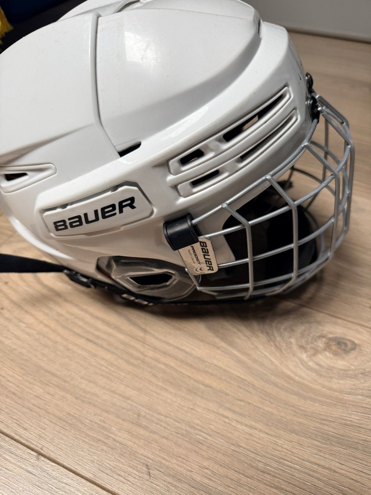 Ijshockey helm bauer, Sport en Fitness, Ophalen of Verzenden, Gebruikt, Bescherming