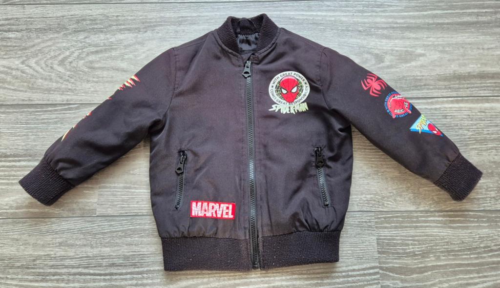 Spiderman Bomberjack voor Kinderen - Marvel, Maat 92, Ophalen of Verzenden, Zo goed als nieuw, Marvel, Jongen