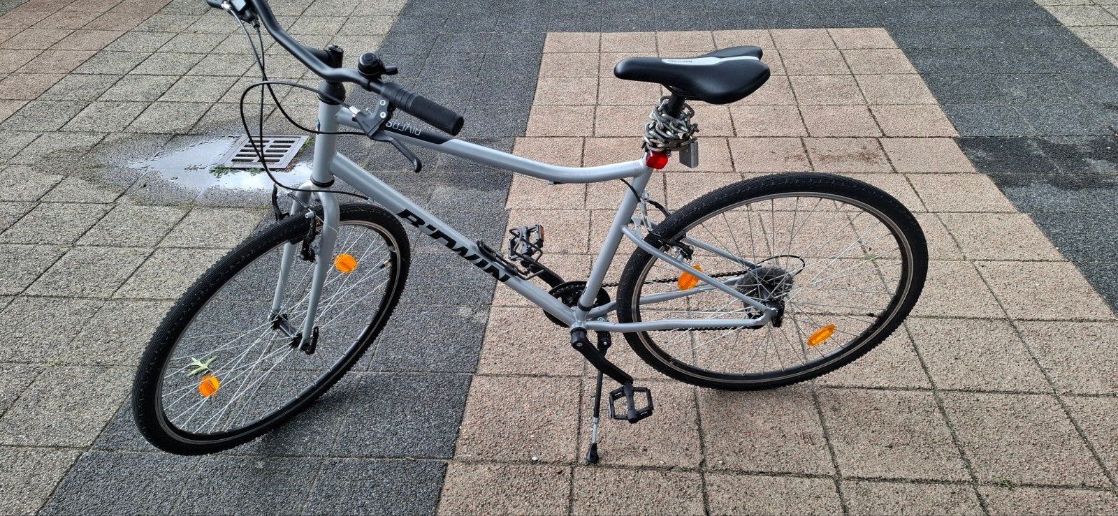 Riverside 120 Hybride Fiets - Zo goed als nieuw, Velgrem, Zo goed als nieuw, 53 tot 57 cm, Ophalen