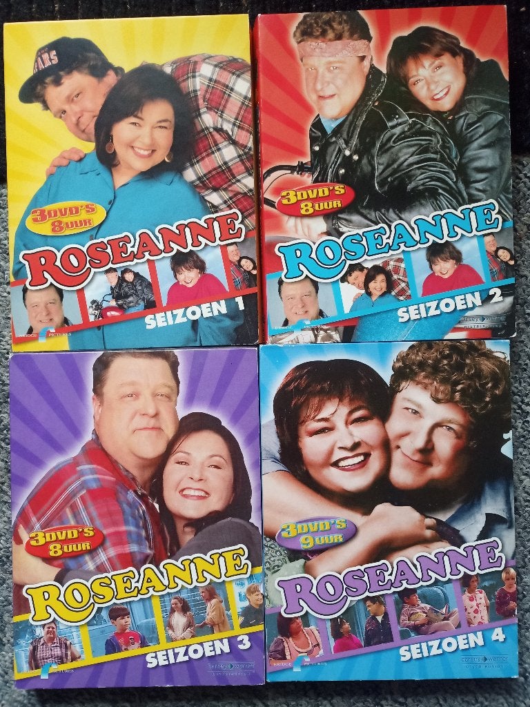 Roseanne Seizoen 1-4 DVD Boxset - Komedie, Alle leeftijden, Boxset, Ophalen of Verzenden, Zo goed als nieuw