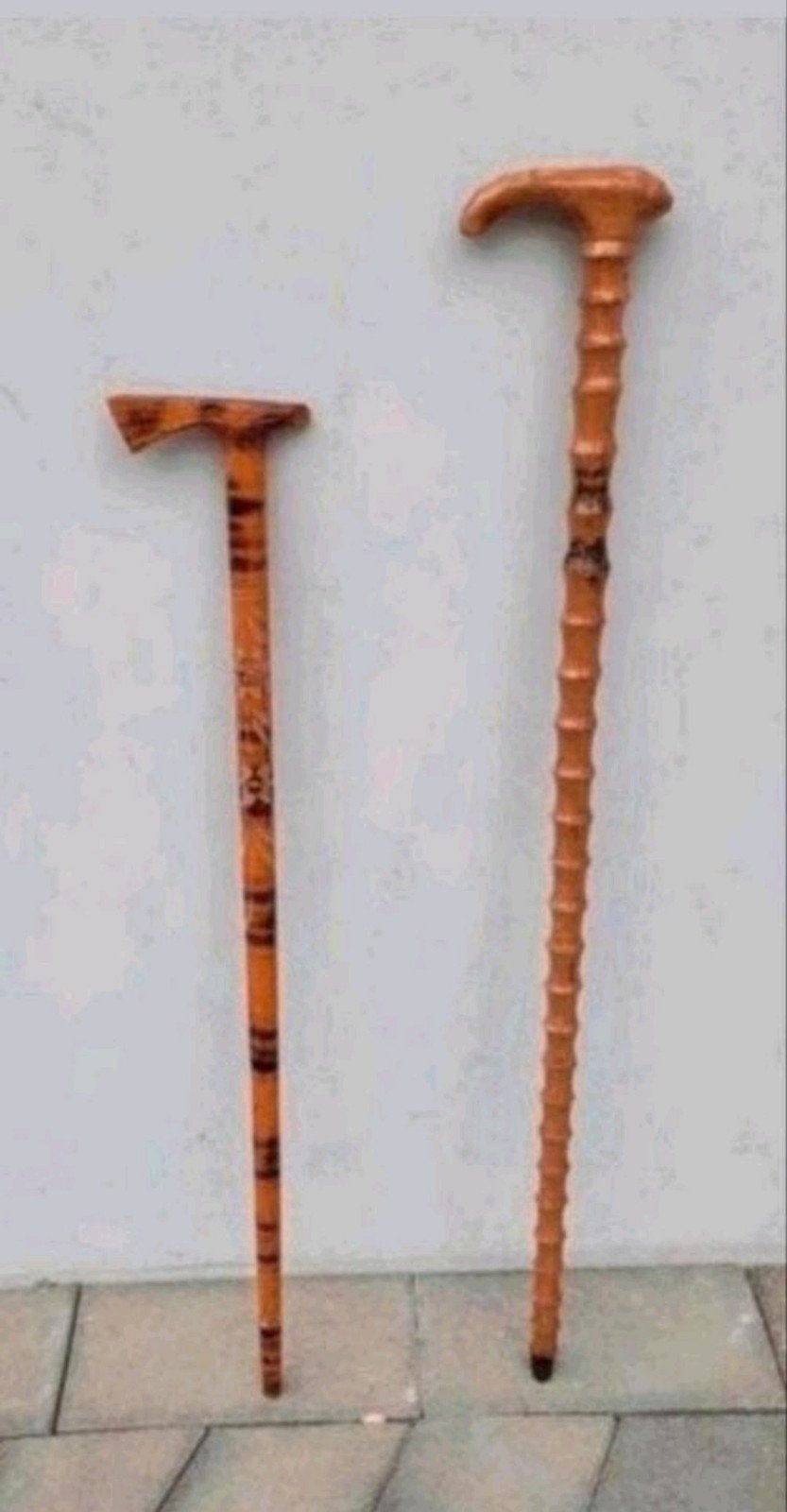 Chinese Antieke Wandelstokken van Bamboe, Ophalen of Verzenden