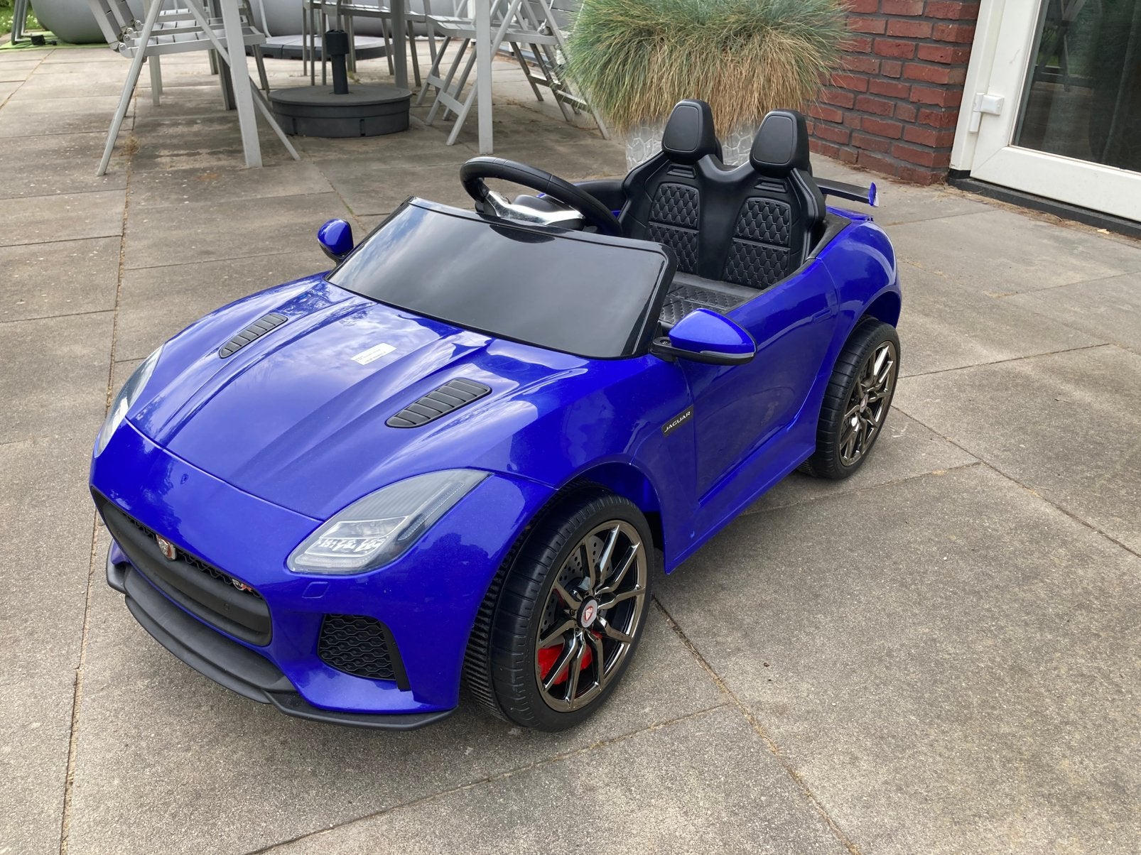 Jamara Jaguar f-type accuvoertuig voor kinderen tot 7 jaar, Ophalen, Zo goed als nieuw