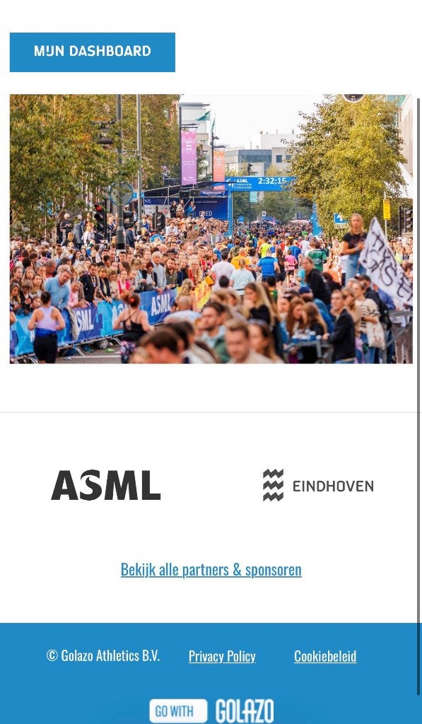 Asml Marathon Eindhoven 42km, Eén persoon