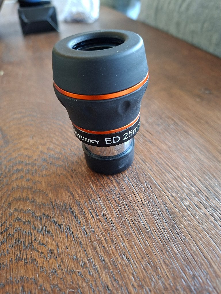 Artesky 25 mm ED Eyepiece 1,25", 2 inch sct verloop ,enz, Audio, Tv en Foto, Optische apparatuur | Telescopen, Ophalen of Verzenden