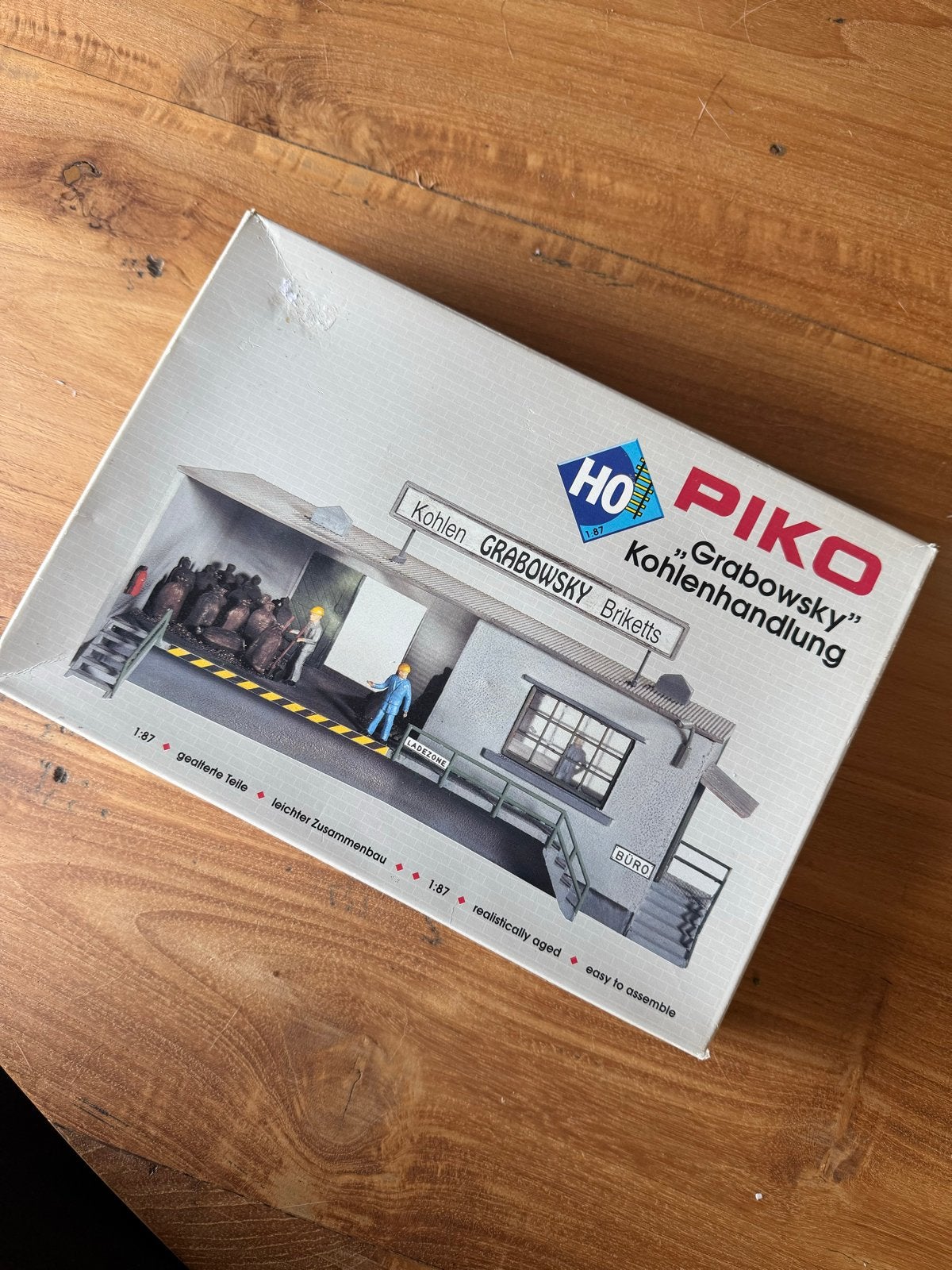 Piko Kolenhandel Laaddok en Kantoor 1:87 Nieuw in Doos, Gelijkstroom of Wisselstroom, Brug, Tunnel of Gebouw, Nieuw, Piko
