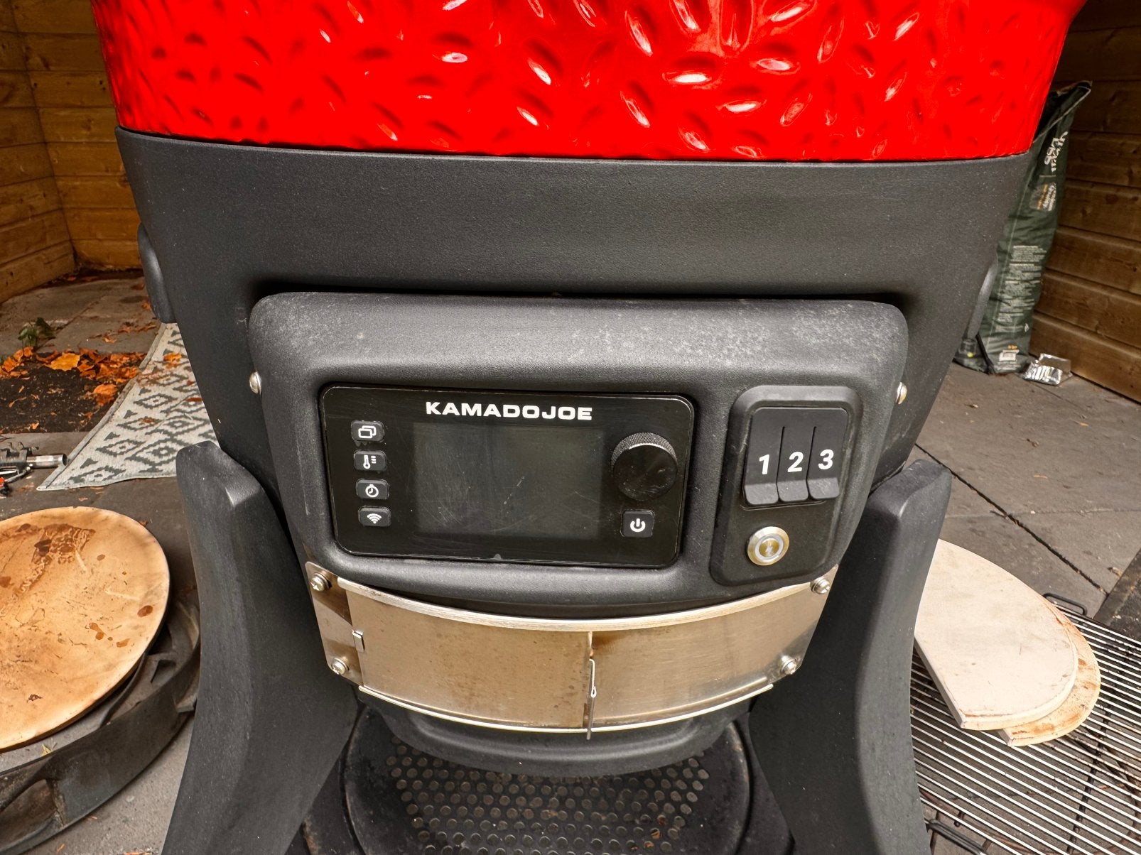 Kamado Joe Konnected Joe met DoJoe, Ophalen, Gebruikt, Met accessoires