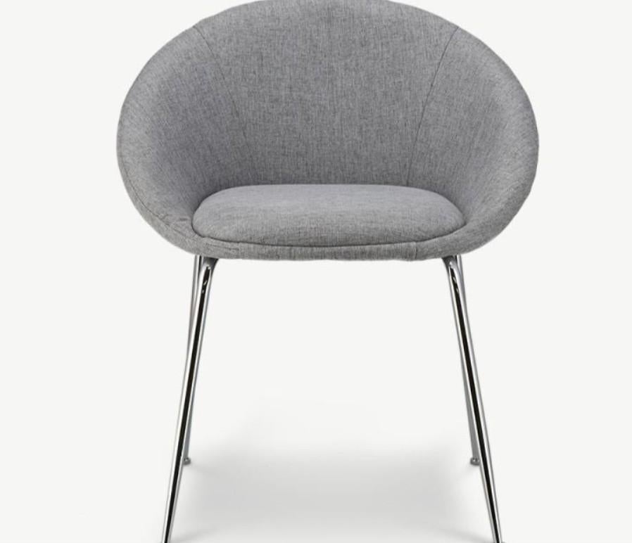 Stanley eetkamerstoel, Huis en Inrichting, Stoelen, Nieuw, Eén, Grijs, Ophalen