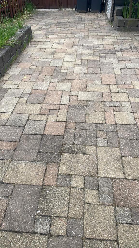 Gebruikte terrastegels / klinkers - diverse kleuren, Tuin en Terras, Tegels en Klinkers, Ophalen, Gebruikt, 10 m² of meer, Beton