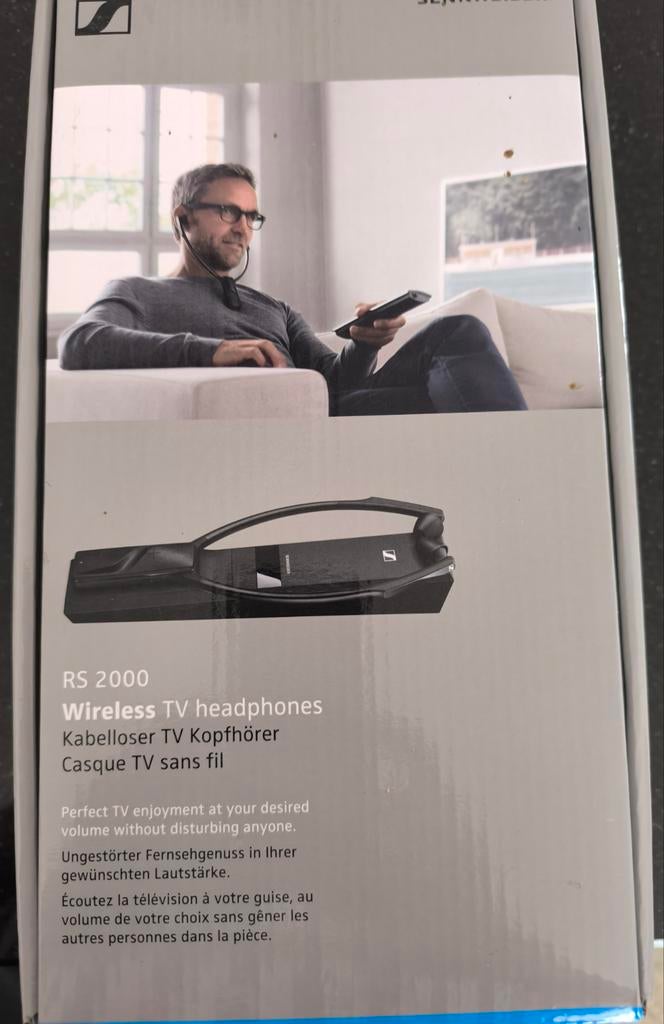 Sennheiser RS 2000 Draadloze TV Koptelefoon, Audio, Tv en Foto, Koptelefoons, Sennheiser, Ophalen of Verzenden, Zo goed als nieuw