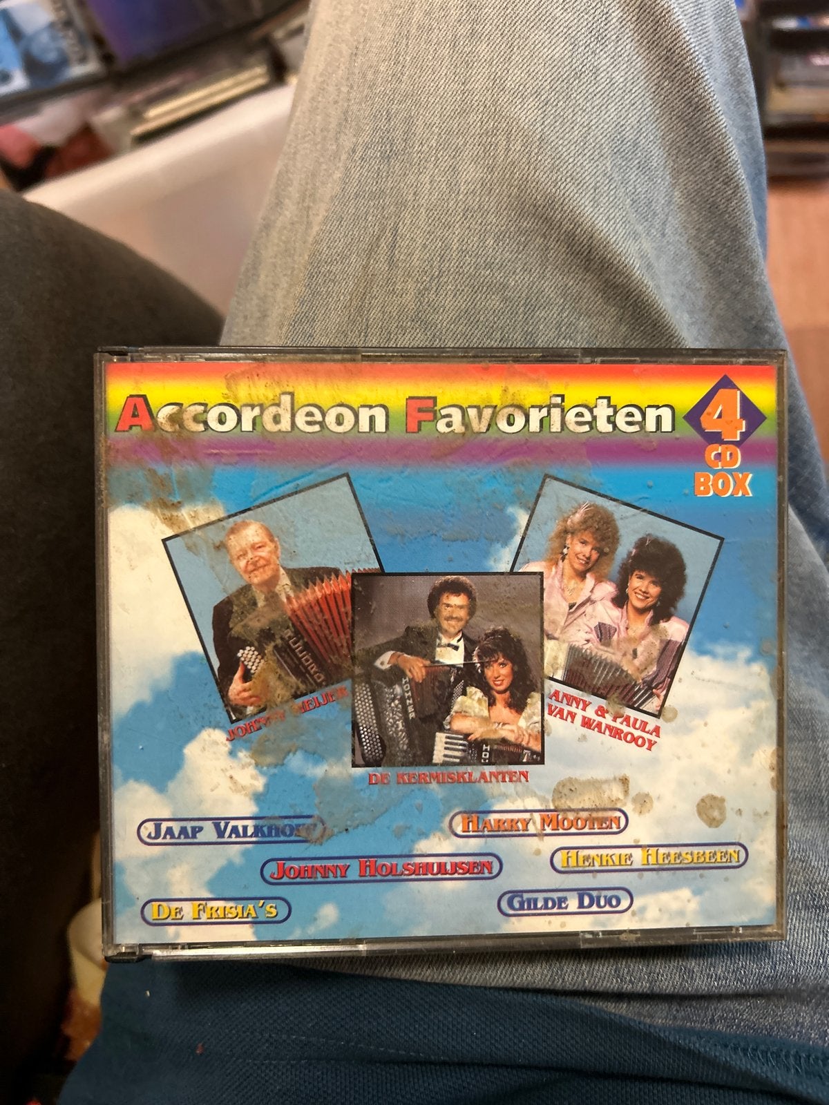 Accordeon Favorieten 4 CD Box - Diverse Artiesten, Ophalen of Verzenden, Gebruikt, Schlager, Boxset