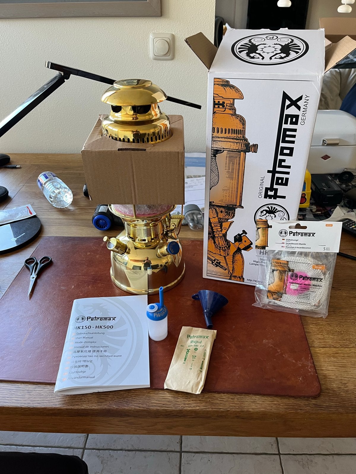 Petromax HK500 Petroleumlamp - Nieuw in doos, Metaal, Overige merken, Industrieel, Nieuw