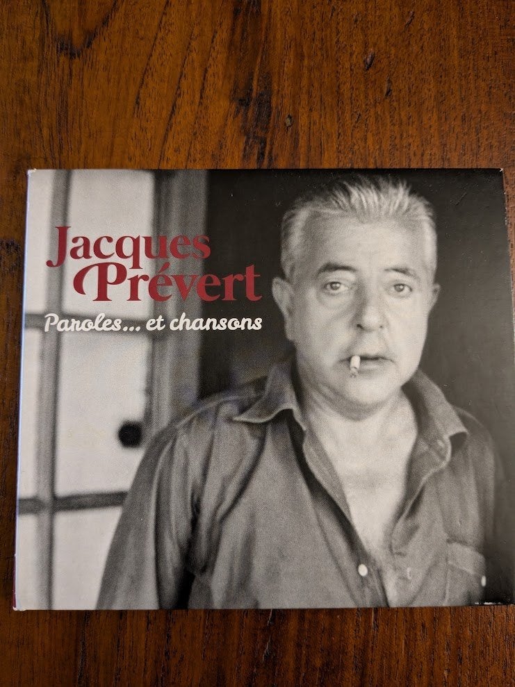Jacques Prevert - Paroles ...et Chansons   (2CD), Boxset, Chanson, Ophalen of Verzenden, Zo goed als nieuw