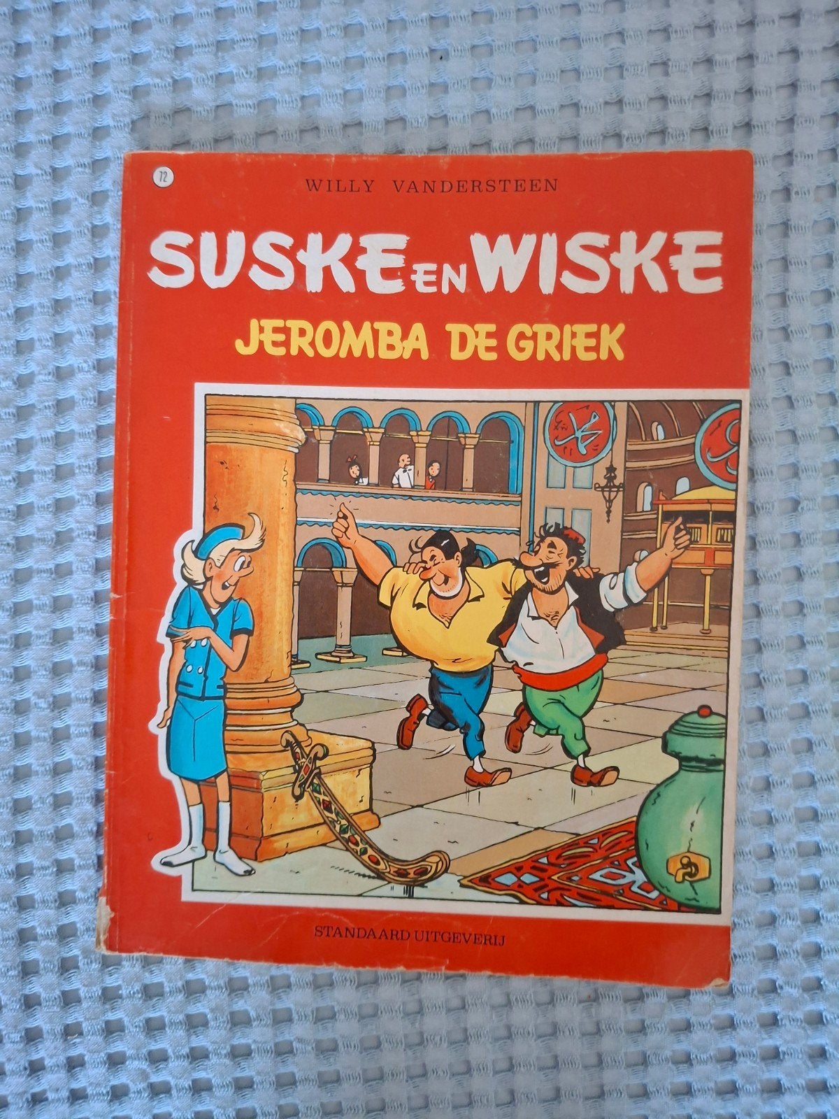 16 Suske en Wiske stripboeken, waaronder Jeromba de Griek, Meerdere stripboeken, Ophalen of Verzenden, Gelezen, Willy Vandersteen