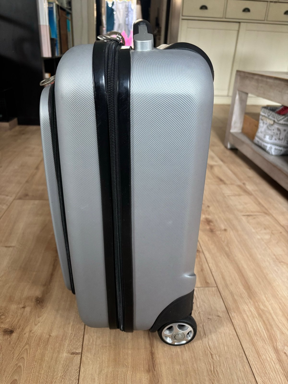 Norländer Trolley Koffer Zilvergrijs - Cabineformaat, Gebruikt, Hard kunststof, Minder dan 50 cm, Minder dan 35 cm