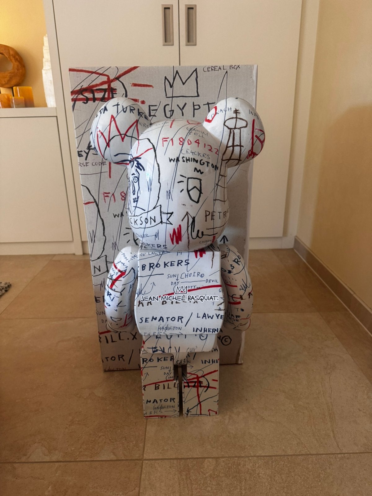 Bearbrick Jean-Michel Basquiat #2 1000%, Ophalen of Verzenden
