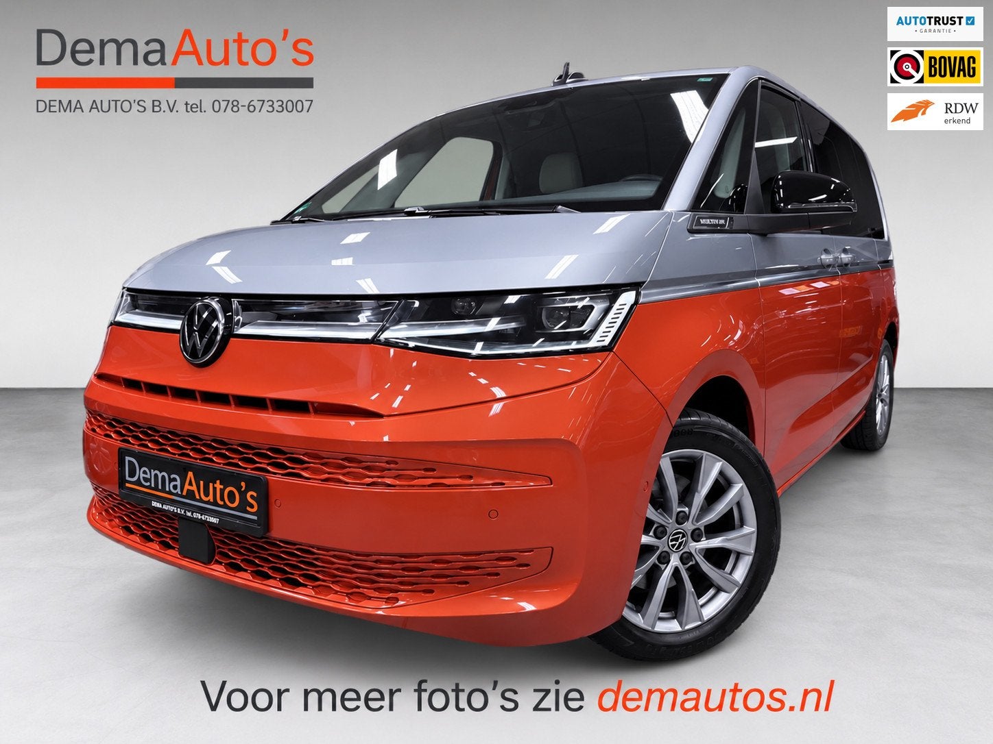Volkswagen Multivan 1.4 eHybrid Energetic 7P PANO/NAVI/TREK-, Auto's, Dealer onderhouden, Stof, Gebruikt, Adaptive Cruise Control