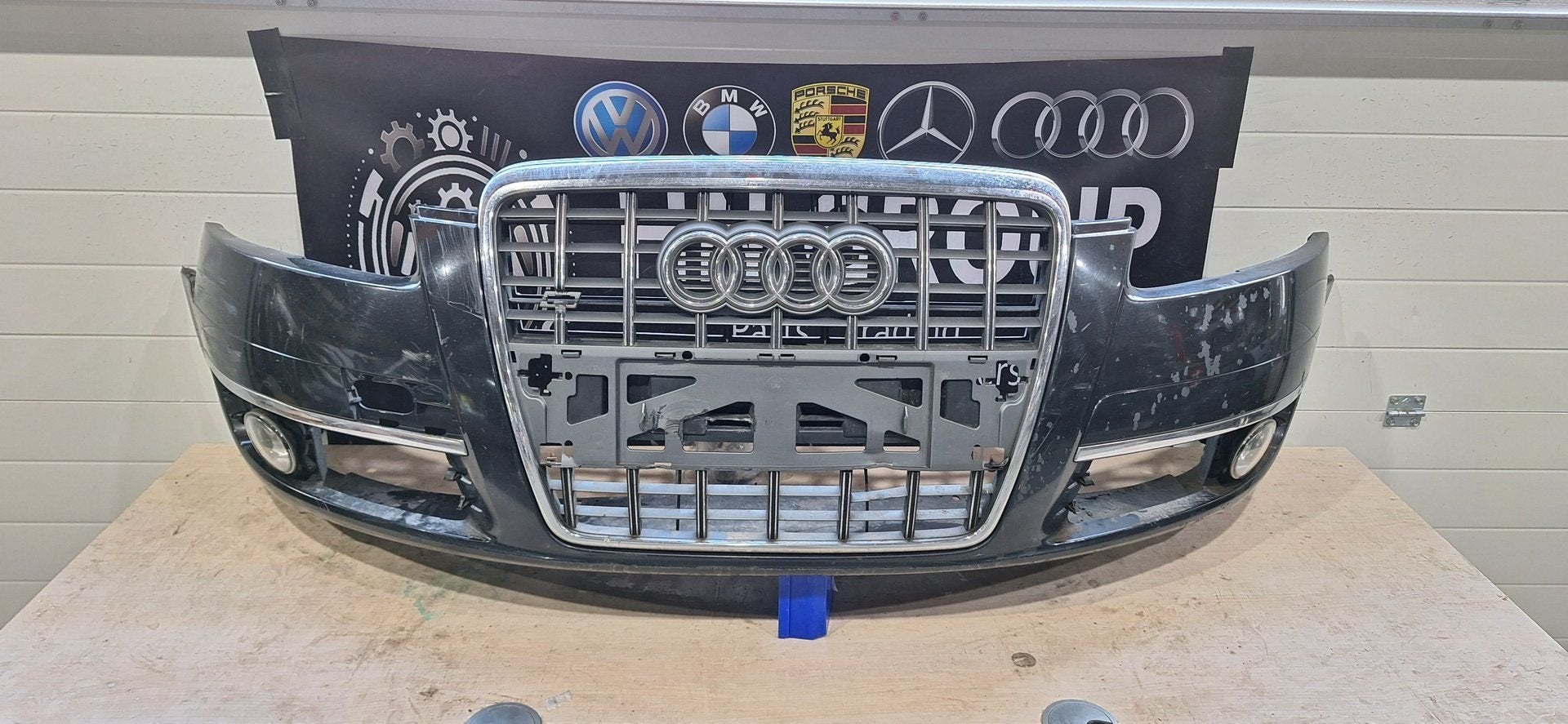 Voorbumper Audi A6 S6 C6 4F, Gebruikt, -, Voor, -