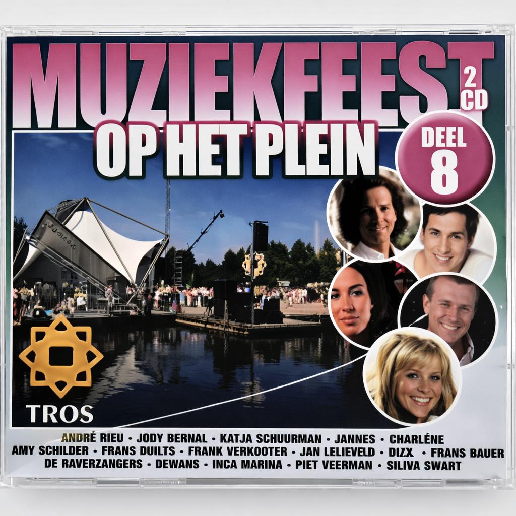 original dubbel cd- muziekfeest op 't plein deel 8- *2013*, Ophalen of Verzenden, 2010 - 2019, Gebruikt