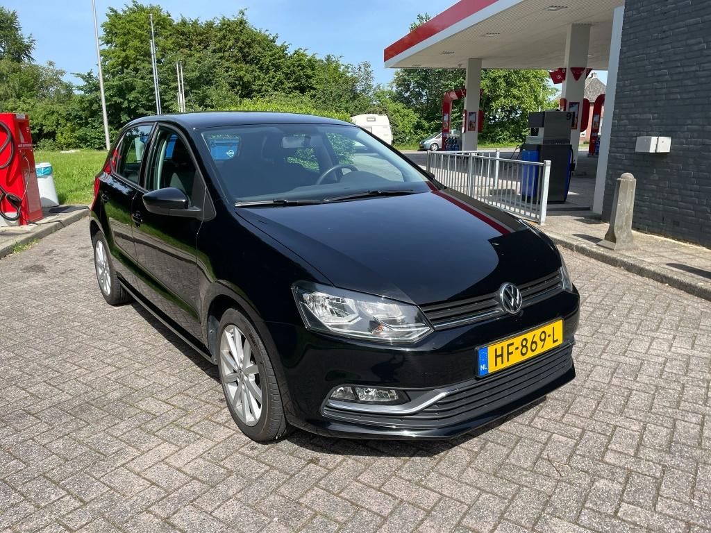 Volkswagen Polo 1.4 TDI 66KW BMT 2015 Zwart, Auto's, Voorwielaandrijving, Stof, 1051 kg, Zwart
