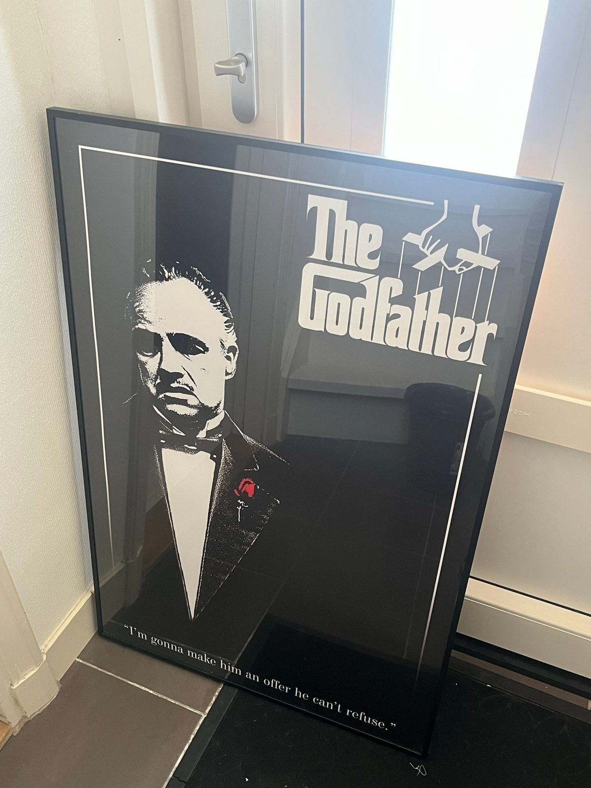 Ingelijste The Godfather Poster, Ophalen, Zo goed als nieuw, Foto of Poster, 75 – 100