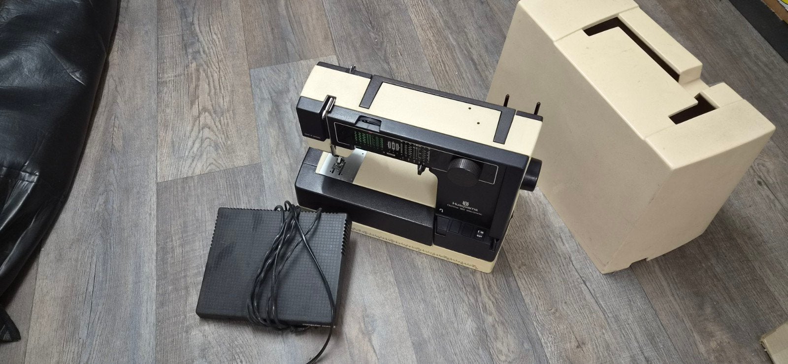 Degelijke Husqvarna Optima 180 elektronische naaimachine, Ophalen of Verzenden, Gebruikt, Naaimachine, Husqvarna