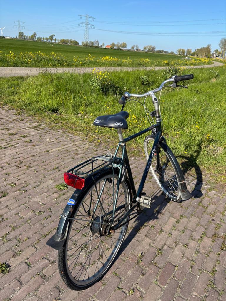 Stationsfiets herenfiets, Fietsen en Brommers, Ophalen, Gebruikt, Overige merken
