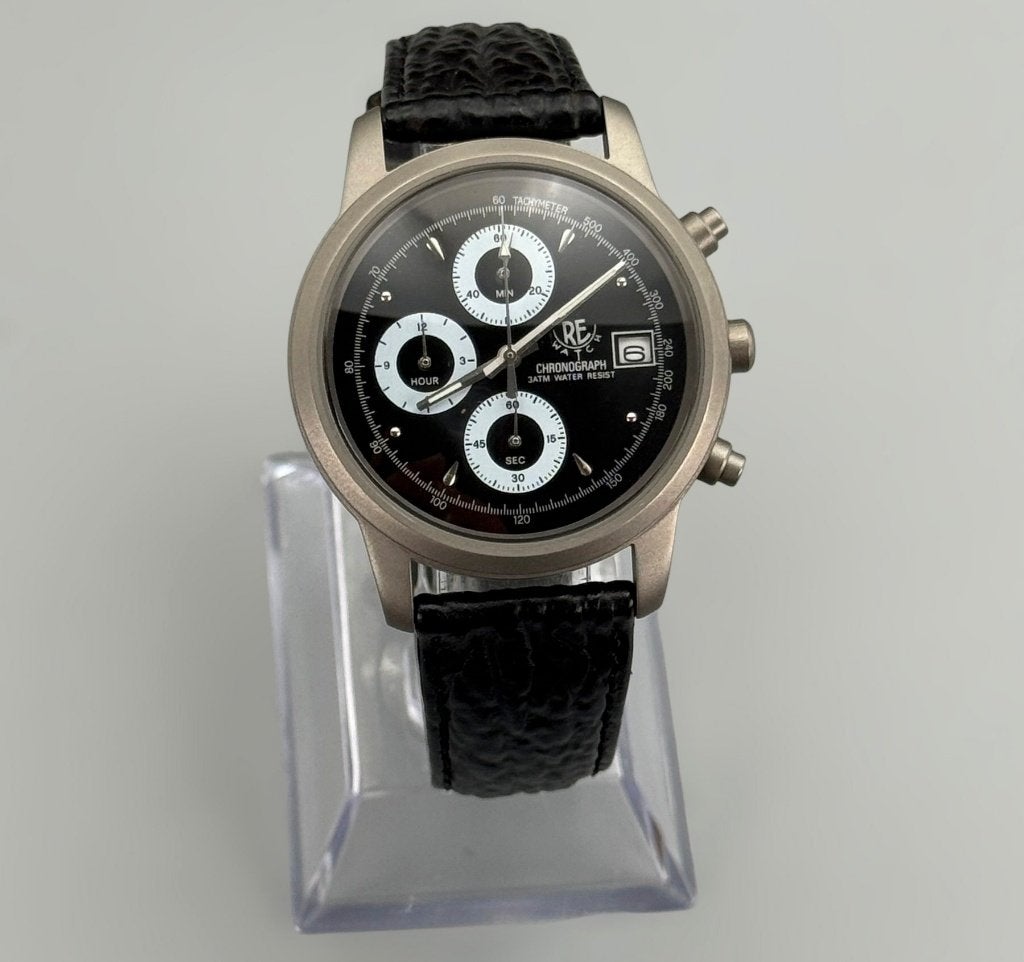 Aangeboden horloge Merk RE Watch Chronograph Titanium, Sieraden, Tassen en Uiterlijk, Horloges | Heren, Overige merken, Overige materialen