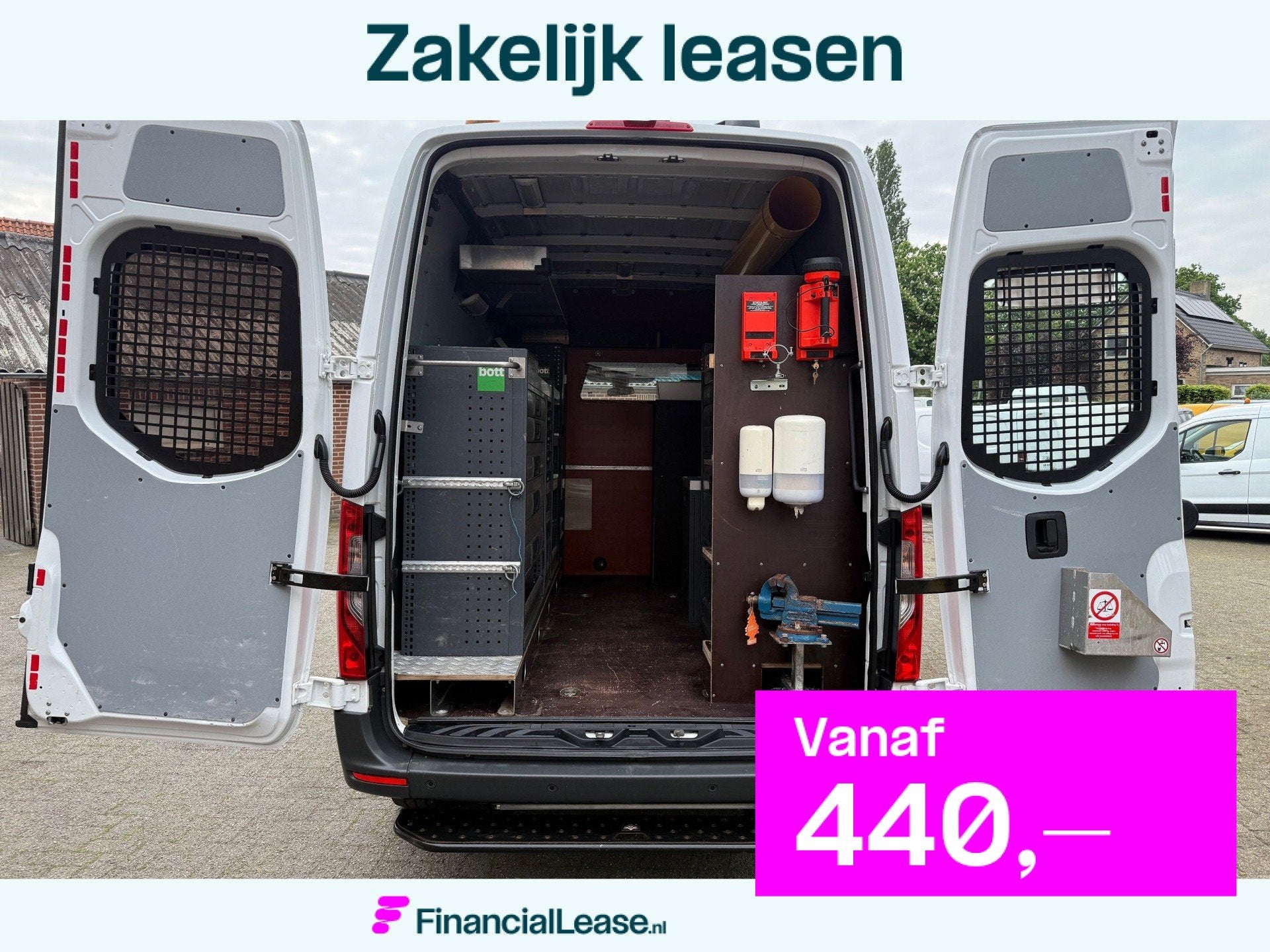 Mercedes-Benz Sprinter 314 2.2 CDI L2H2 servicewagen bott in, Automaat, Achterwielaandrijving, Gebruikt, Euro 6