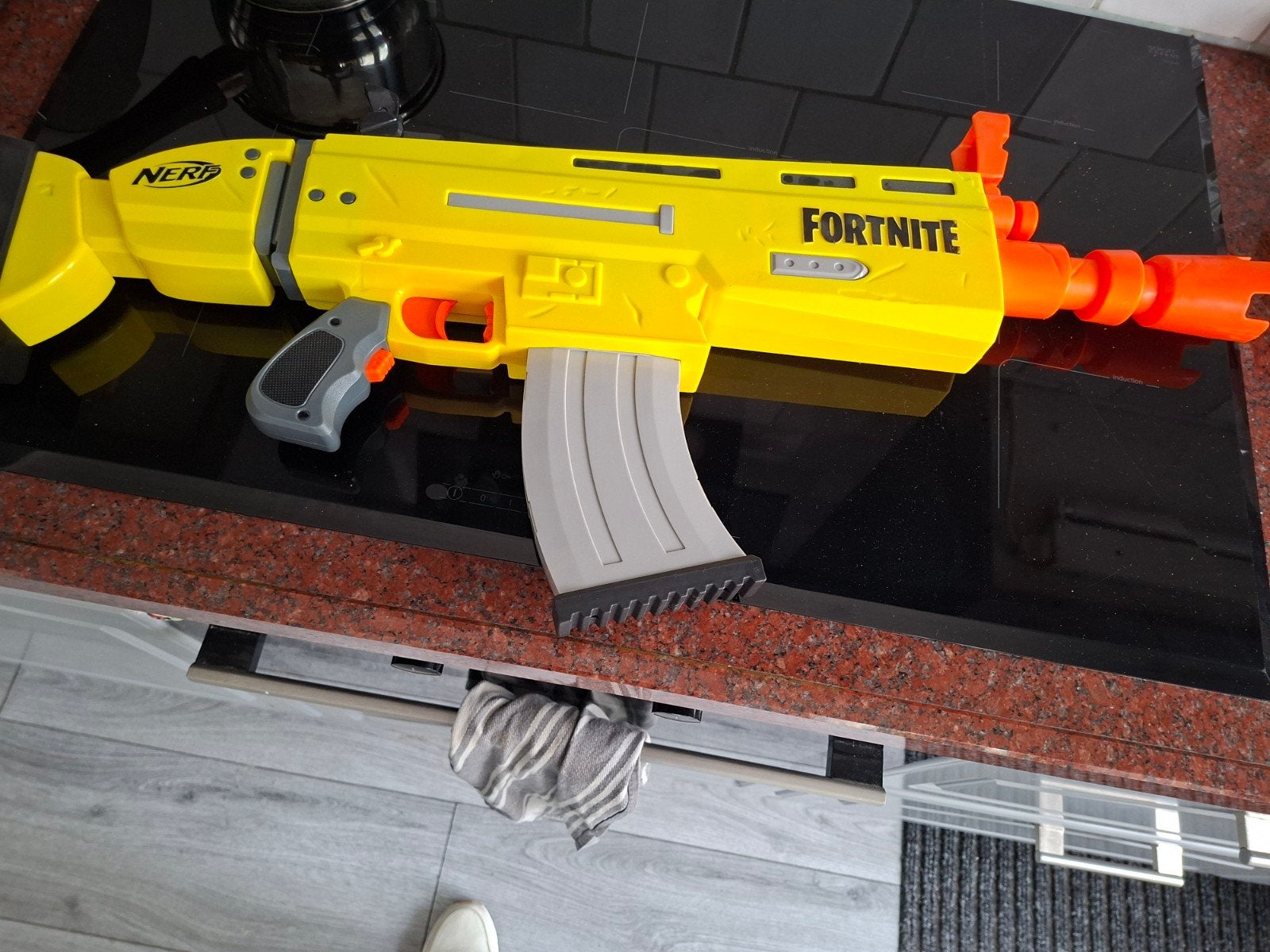 GRATIS Nerf Fortnite AR-L gemotoriseerde blaster, Ophalen of Verzenden, Jongen of Meisje